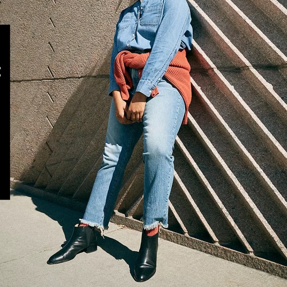 Madewell • Raw Hem Lightwash Jean - Picture 14 of 16